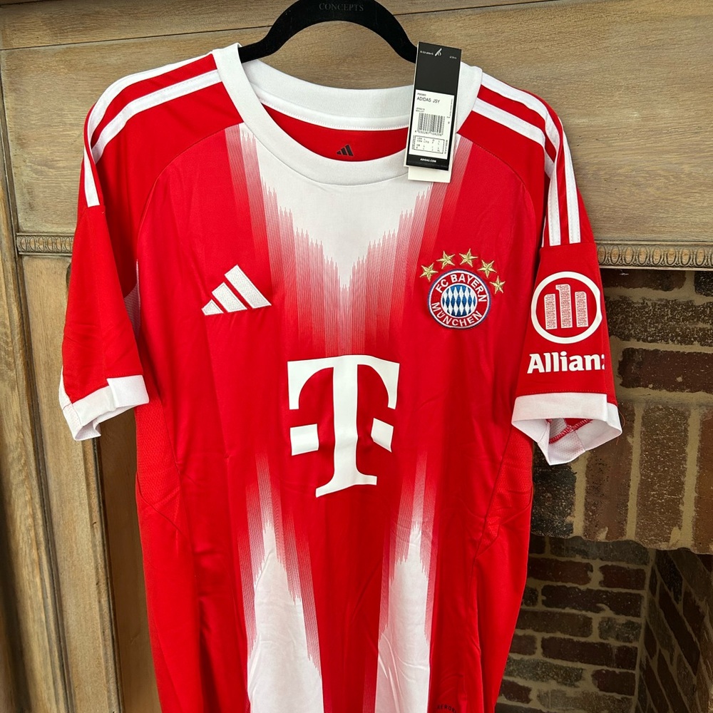 Adidas Bold Red and White Sports Jersey